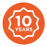 10 years of experience icon